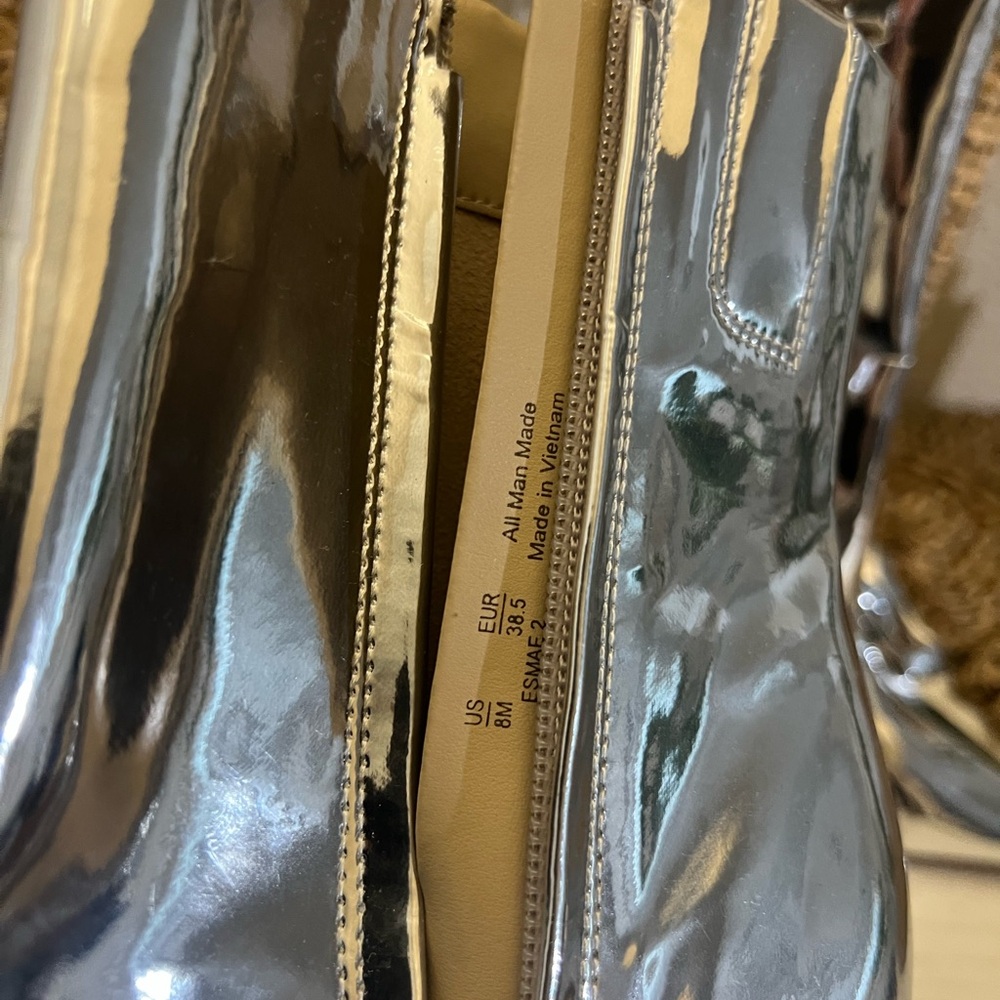 Sam Edelman Silver Heeled Boots New size 8 - Picture 4 of 6